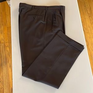 Men’s Brown Haggar Black Label Dress Pants